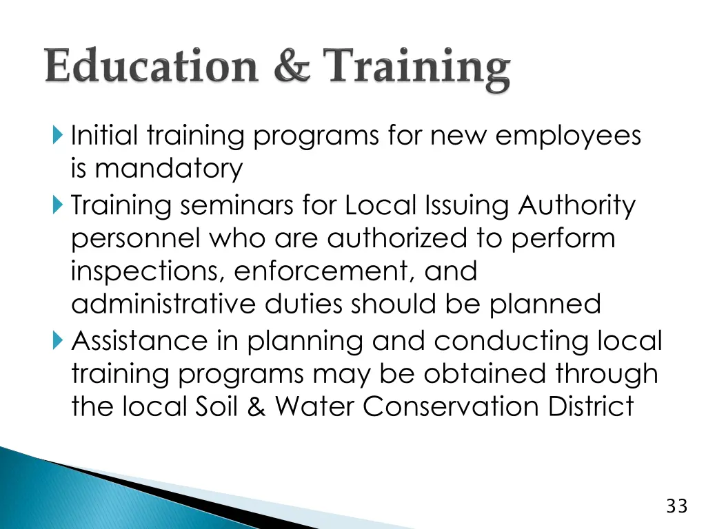 initial training programs for new employees