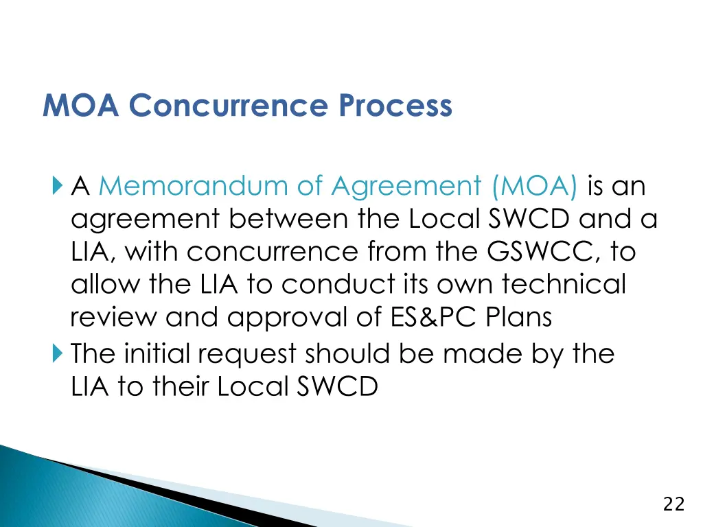 moa concurrence process