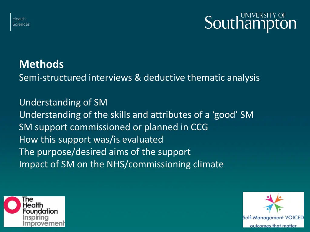 methods semi structured interviews deductive