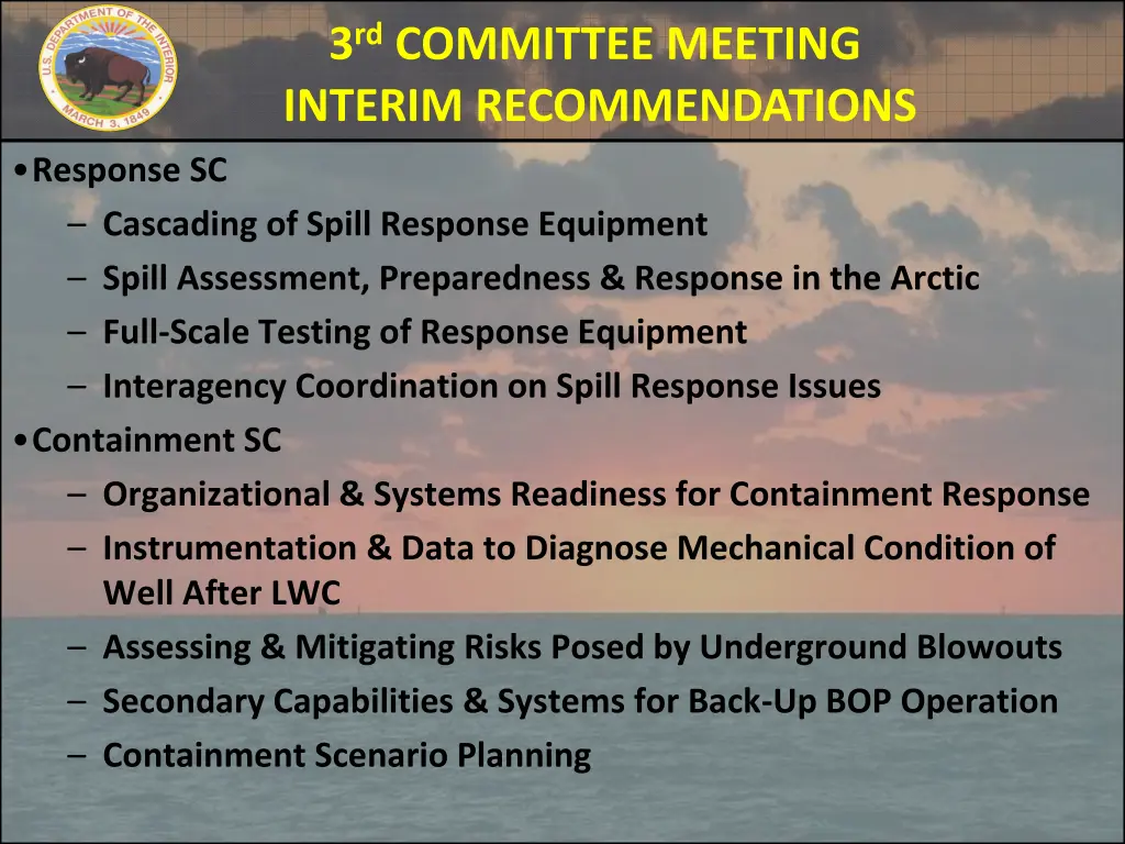 3 rd committee meeting 1