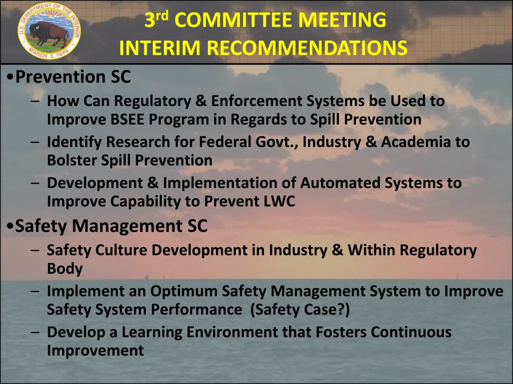 3 rd committee meeting 2