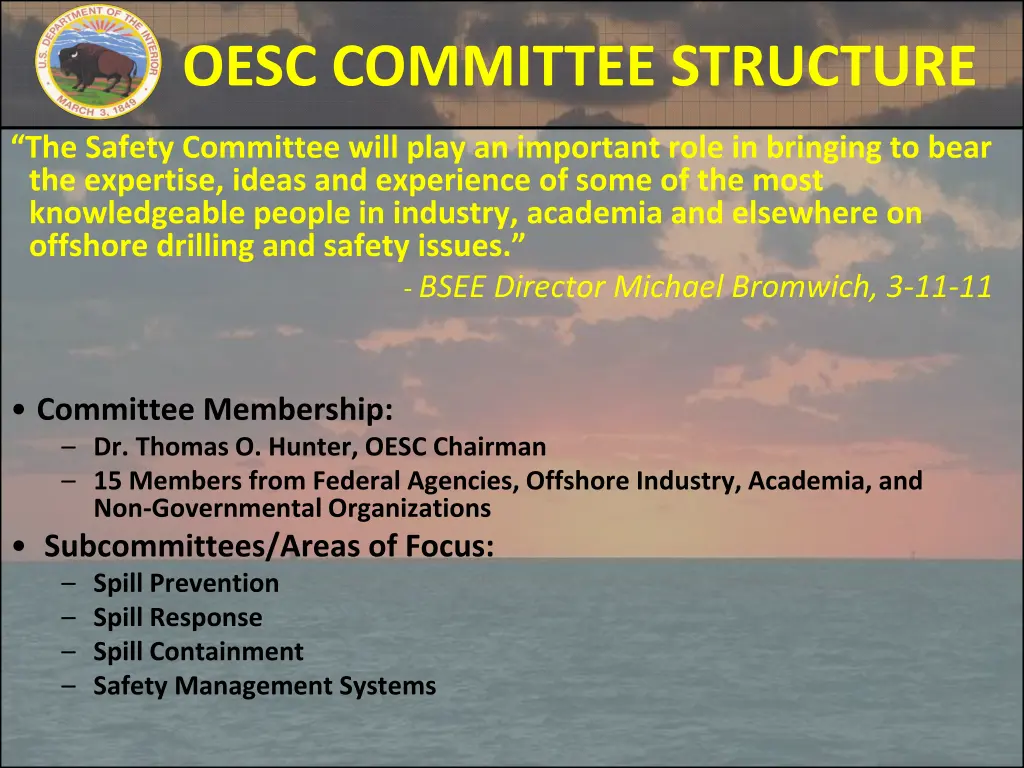 oesc committee structure