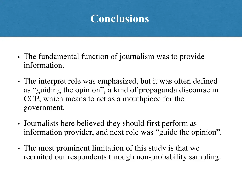 conclusions 1