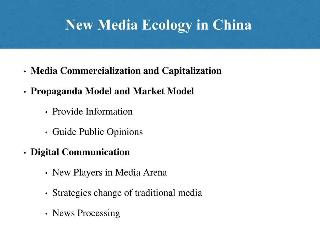 new media ecology in china