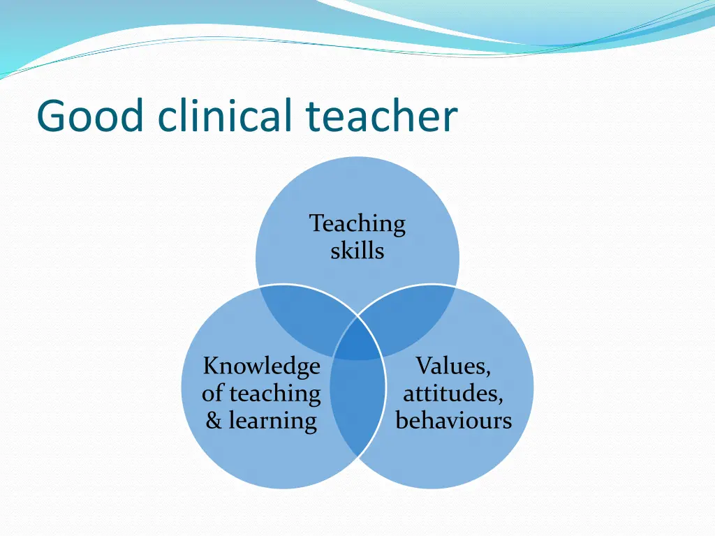 good clinical teacher 5