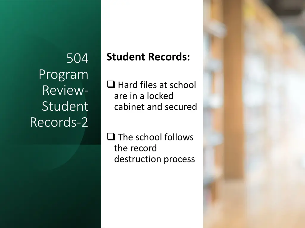 student records 1