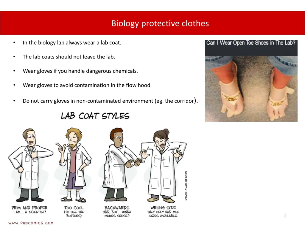 biology protective clothes