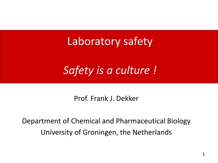 laboratory safety