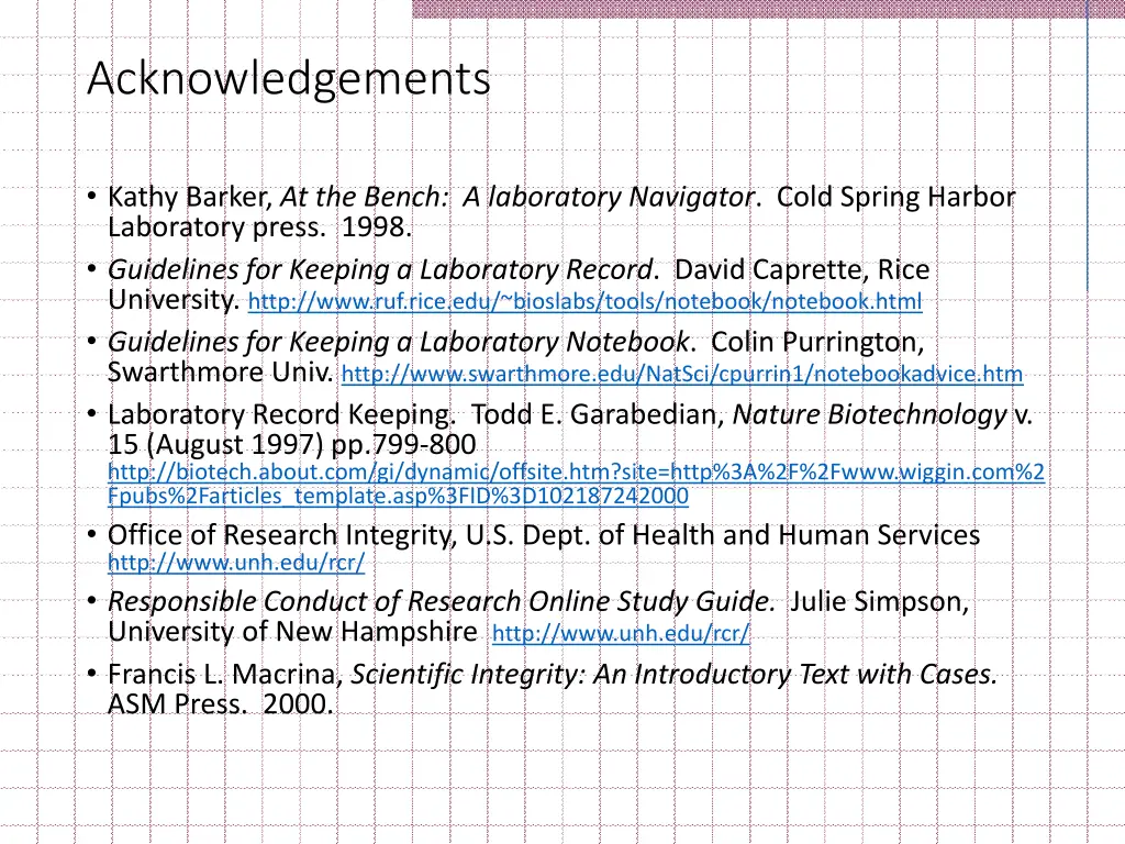 acknowledgements