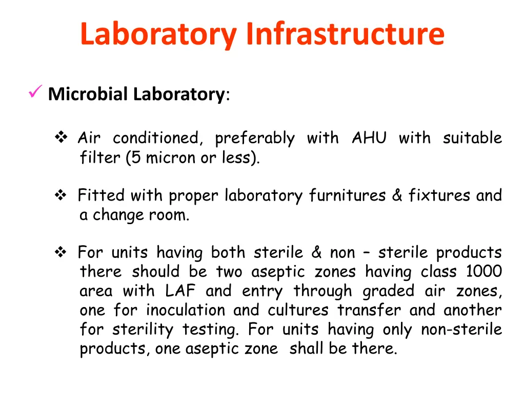 laboratory infrastructure 1