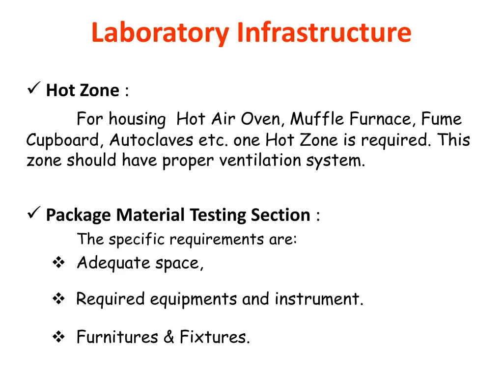 laboratory infrastructure 2