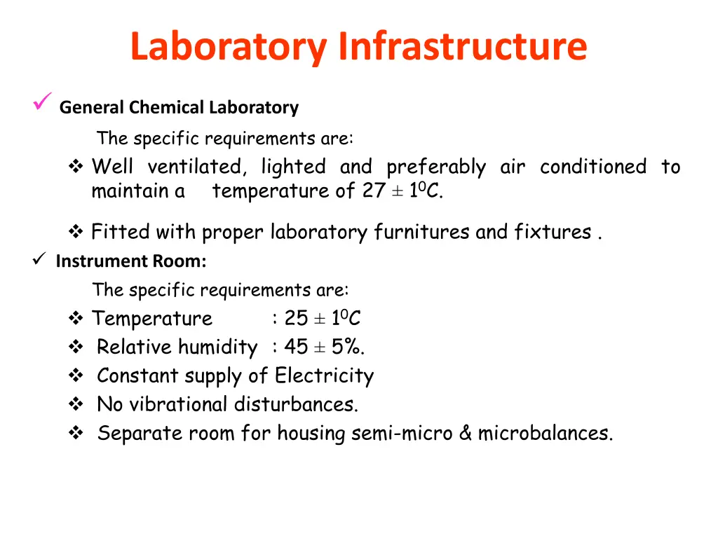 laboratory infrastructure