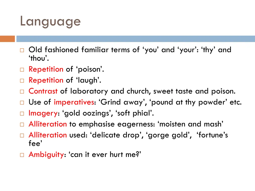 language