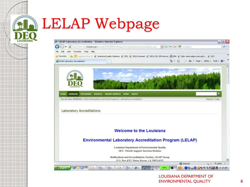 lelap webpage