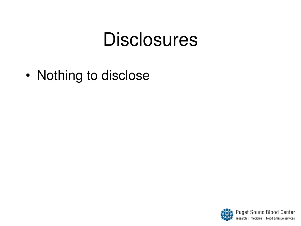 disclosures