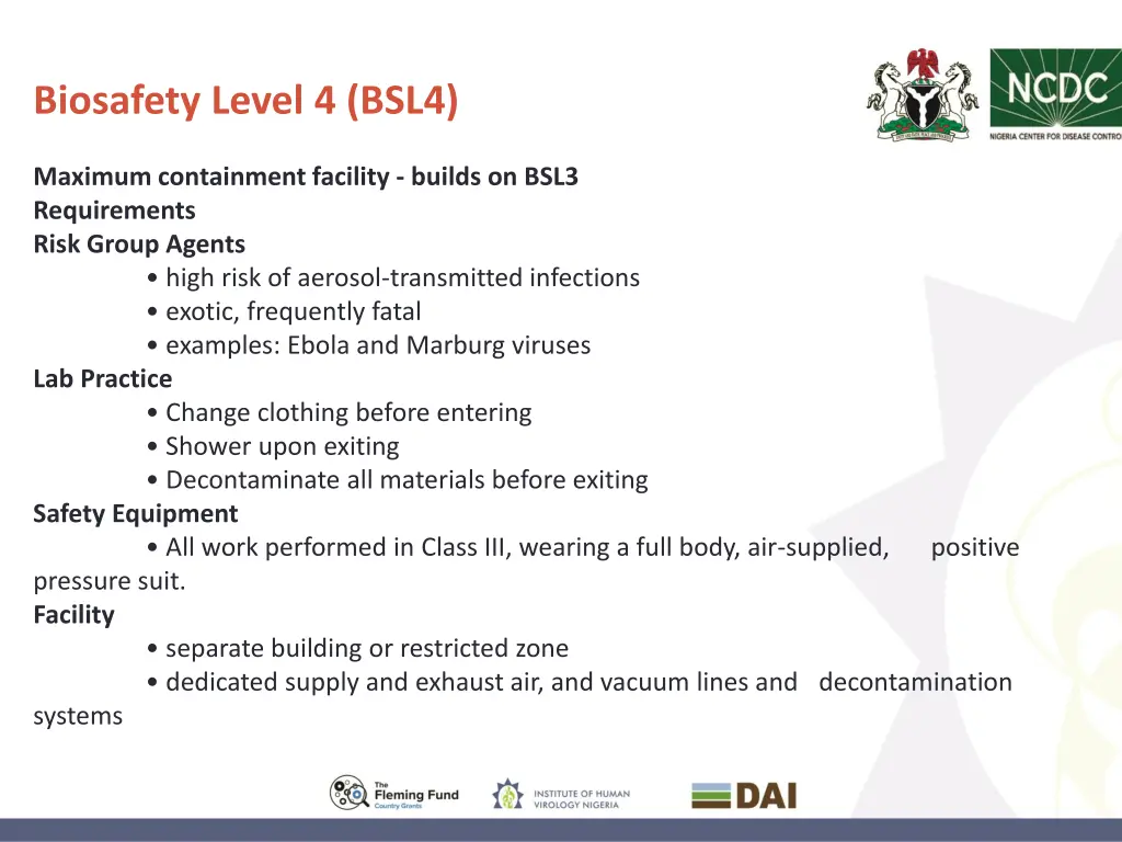 biosafety level 4 bsl4