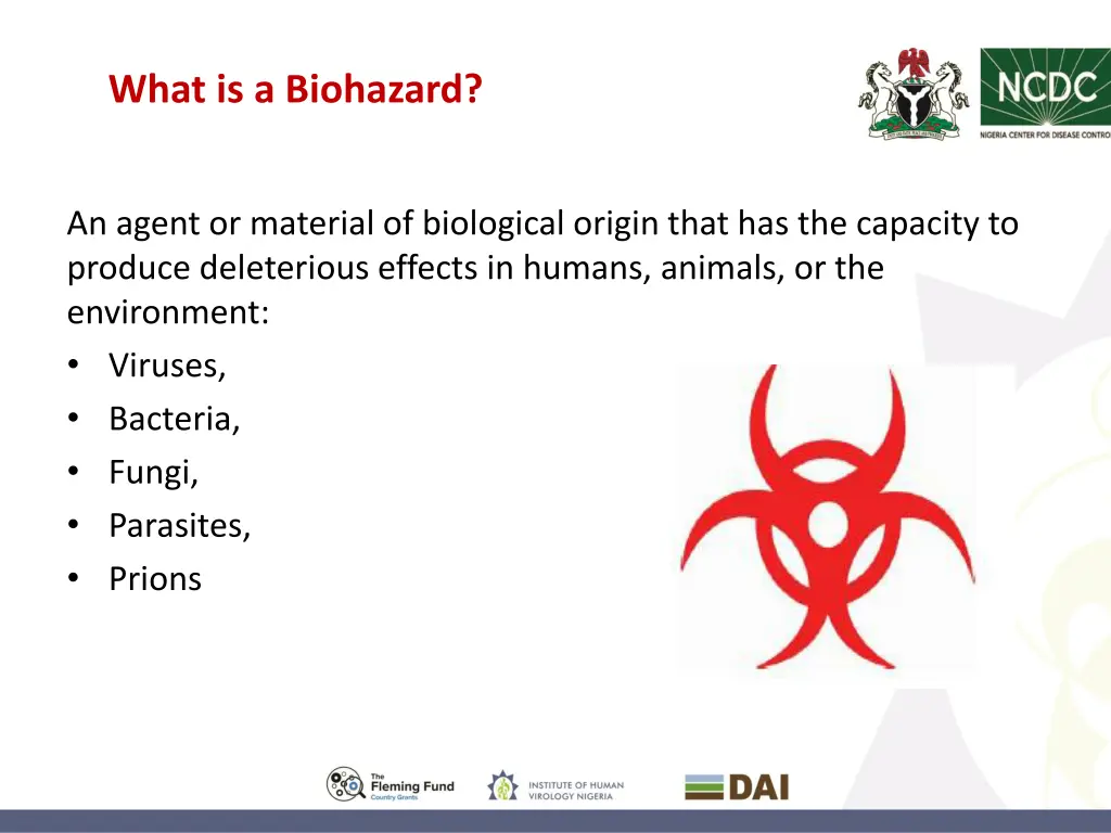 what is a biohazard