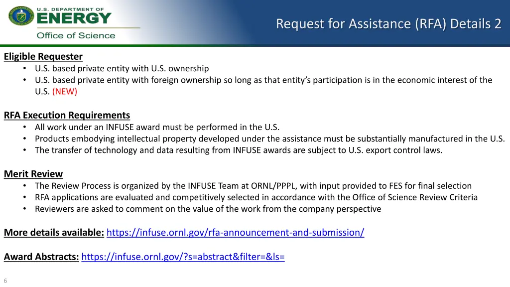 request for assistance rfa details 2