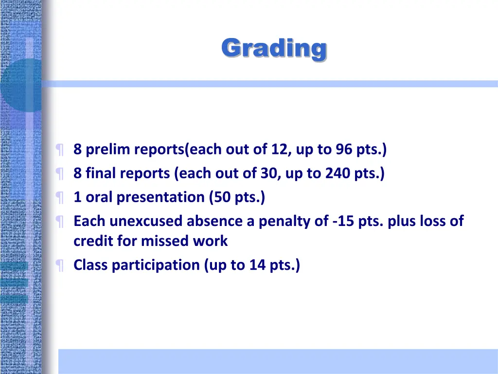 grading