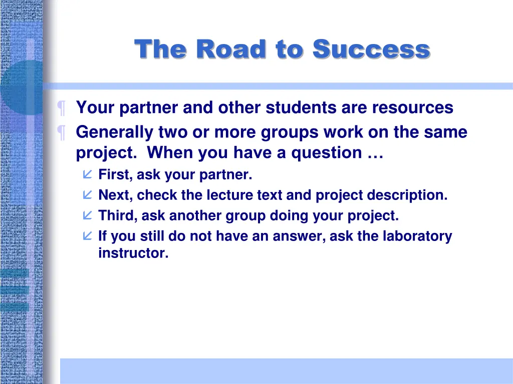 the road to success 1