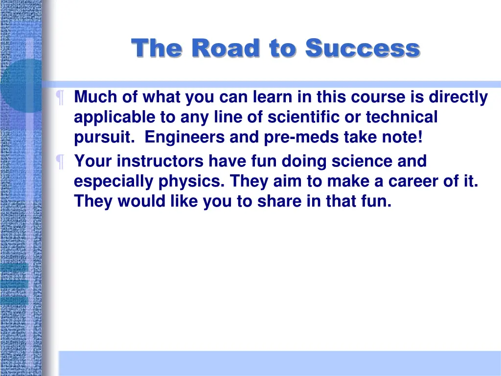 the road to success 3