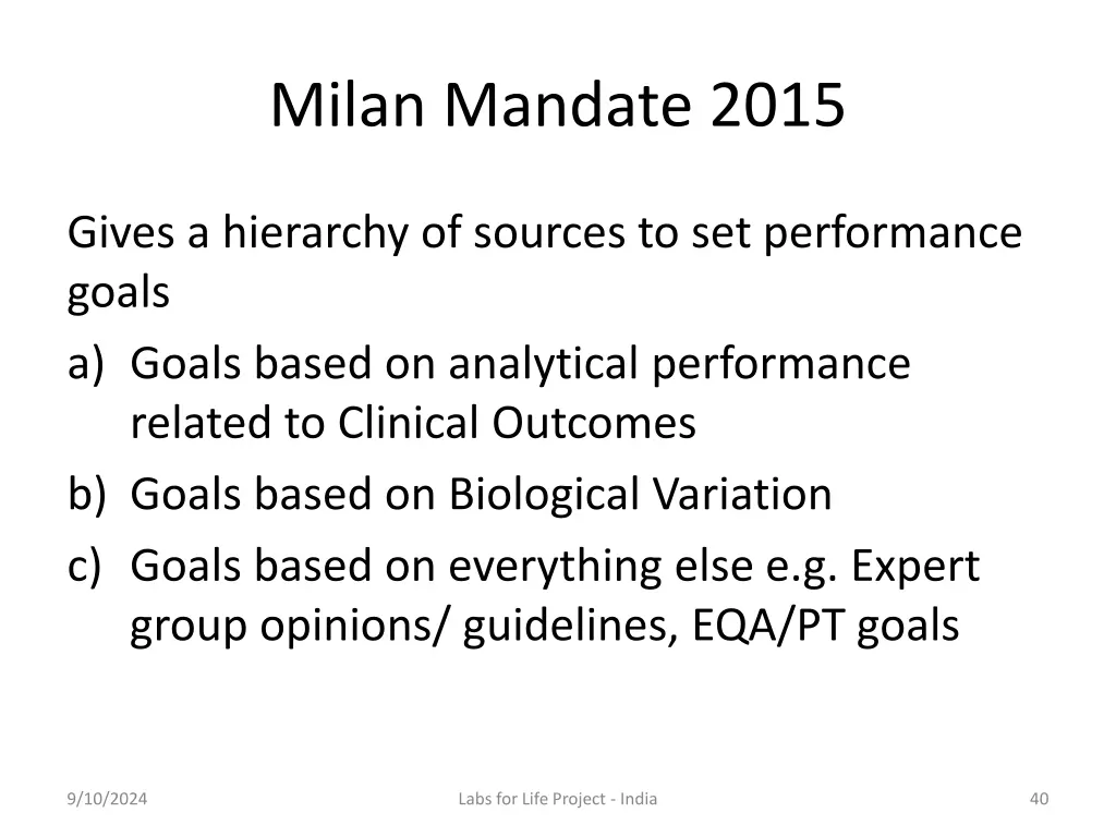 milan mandate 2015