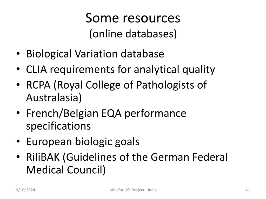 some resources online databases