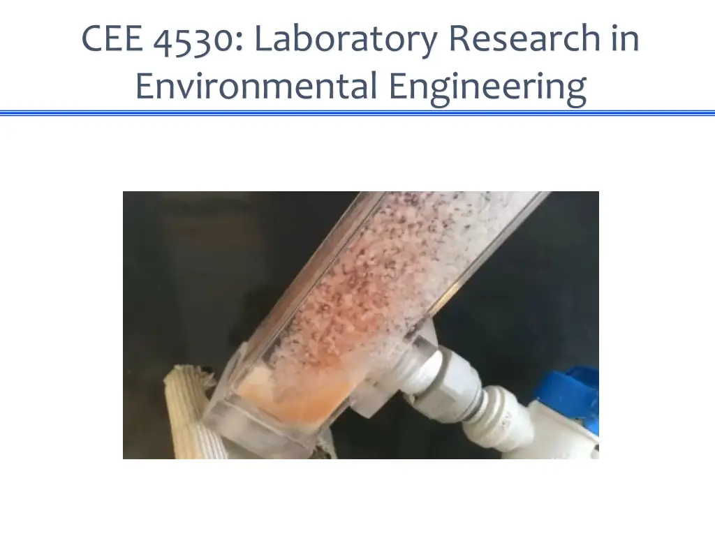 cee 4530 laboratory research in environmental 3