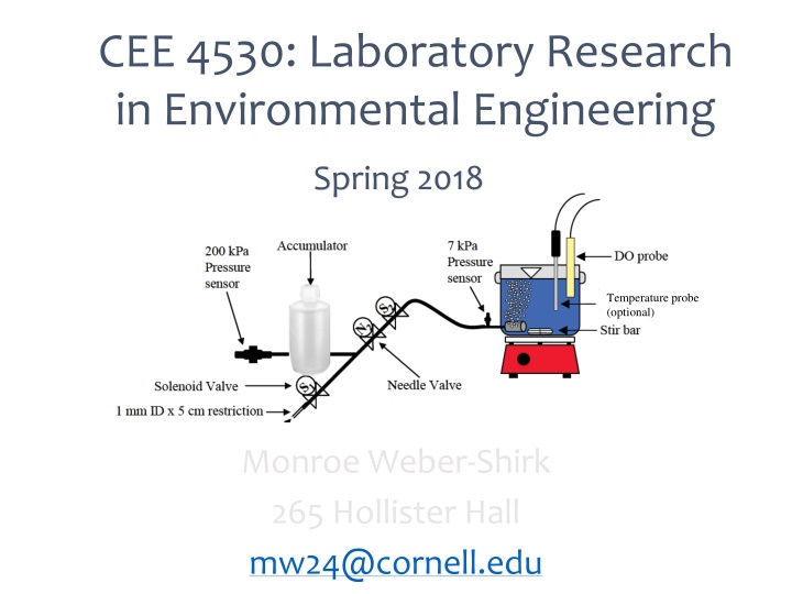 cee 4530 laboratory research in environmental