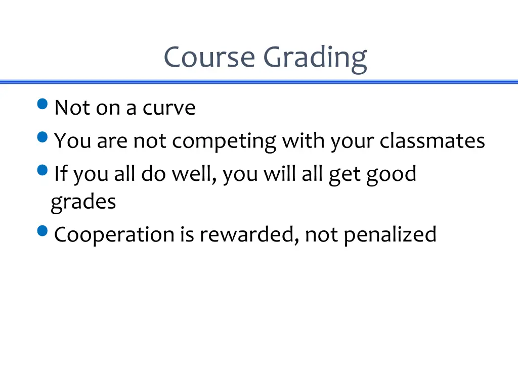 course grading