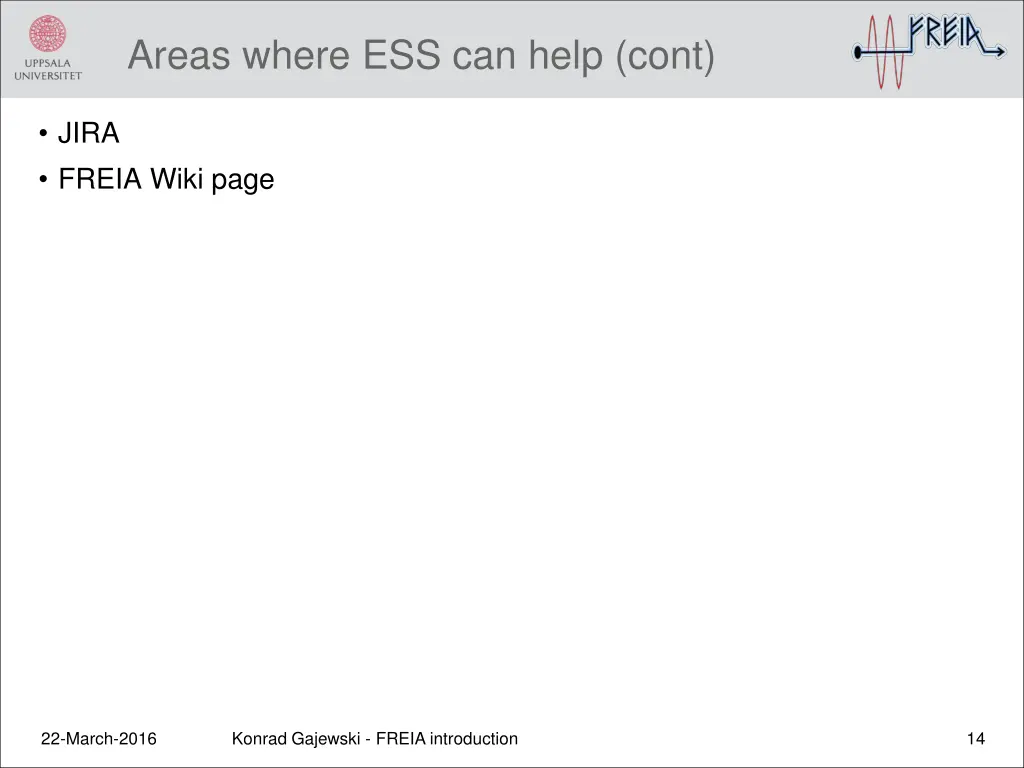 areas where ess can help cont