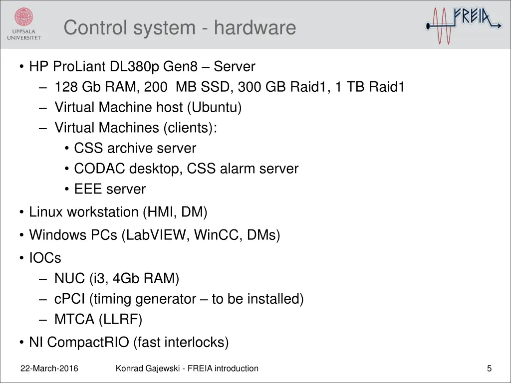 control system hardware