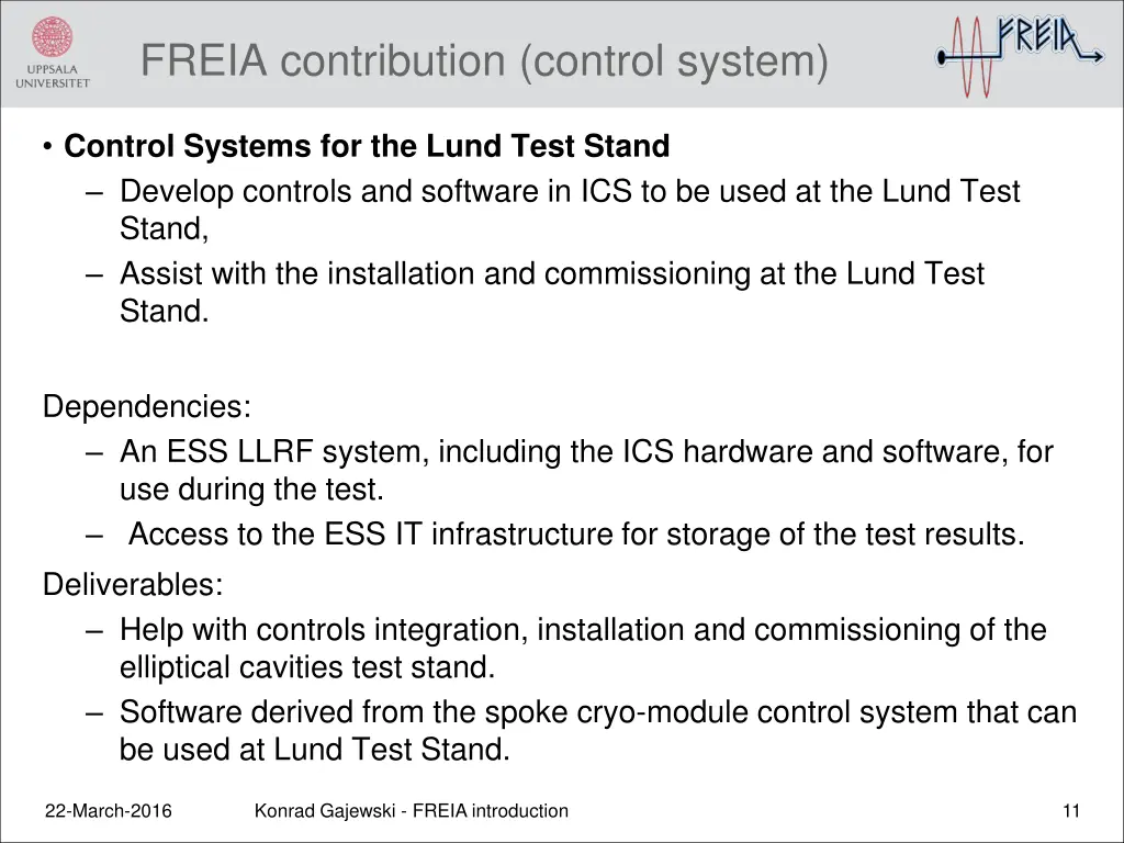 freia contribution control system 2