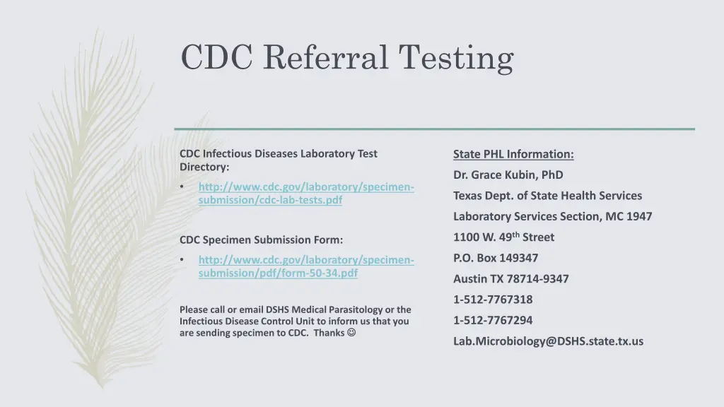 cdc referral testing 1