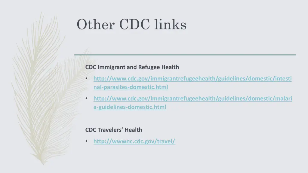 other cdc links