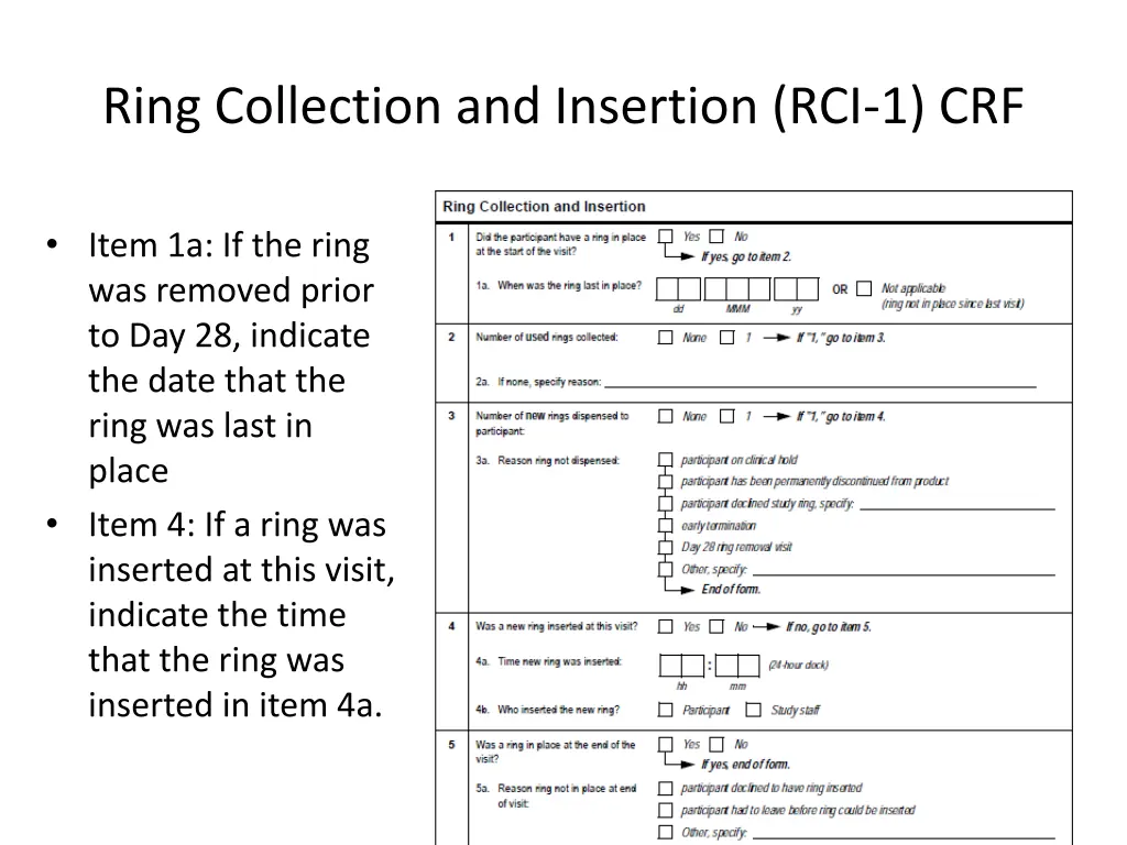 ring collection and insertion rci 1 crf 1