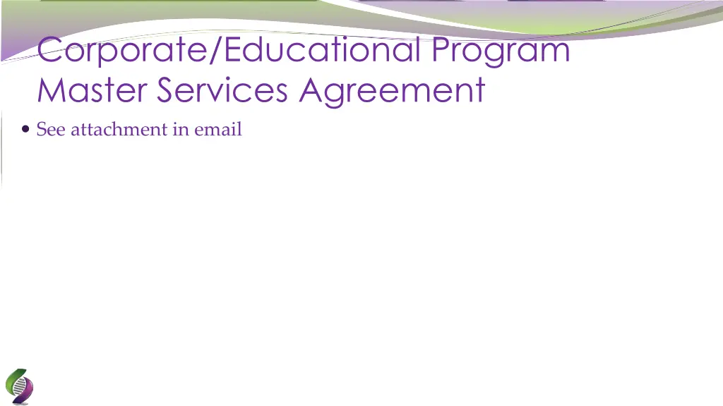 corporate educational program master services