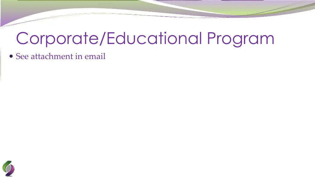 corporate educational program