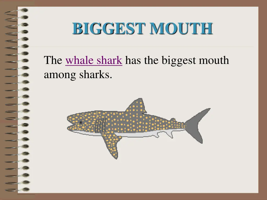 biggest mouth