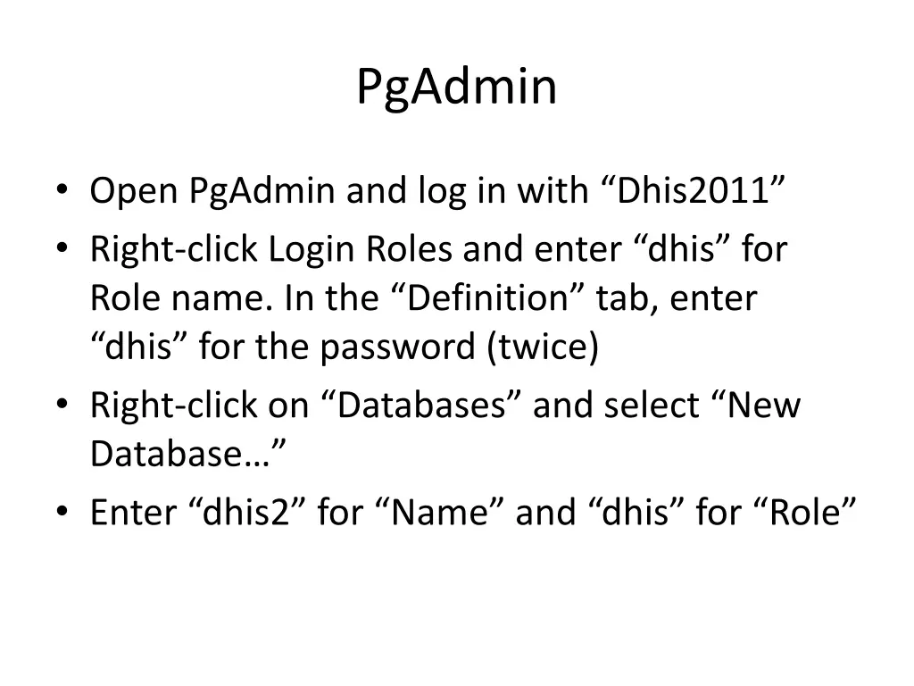 pgadmin