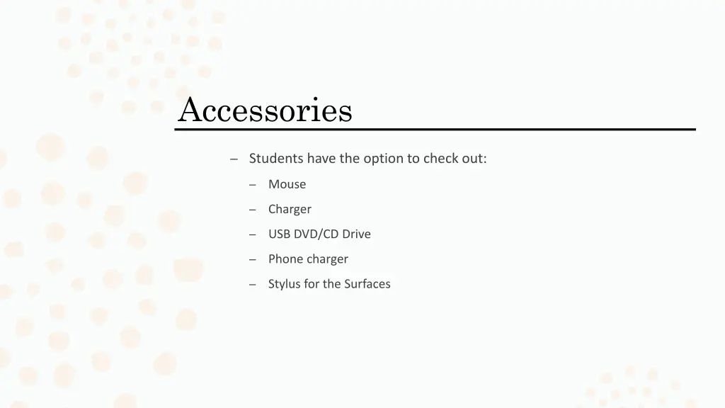 accessories