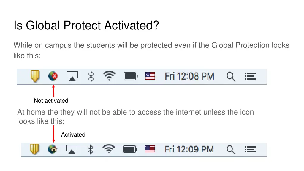 is global protect activated