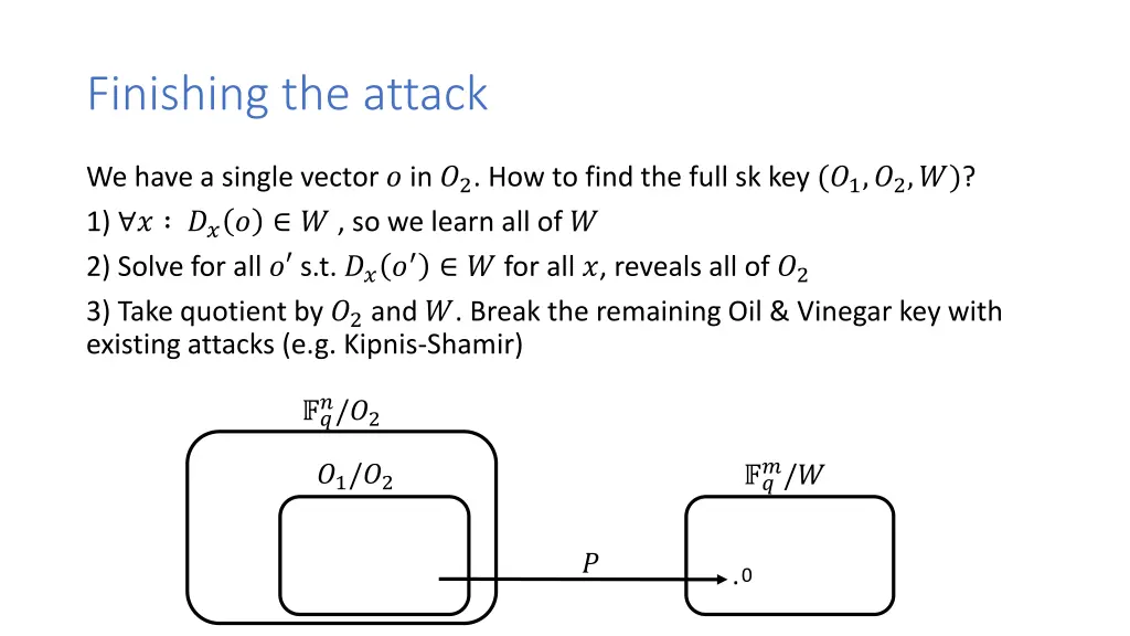 finishing the attack 1