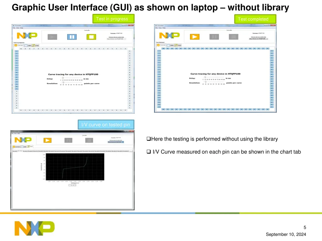 graphic user interface gui as shown on laptop 1