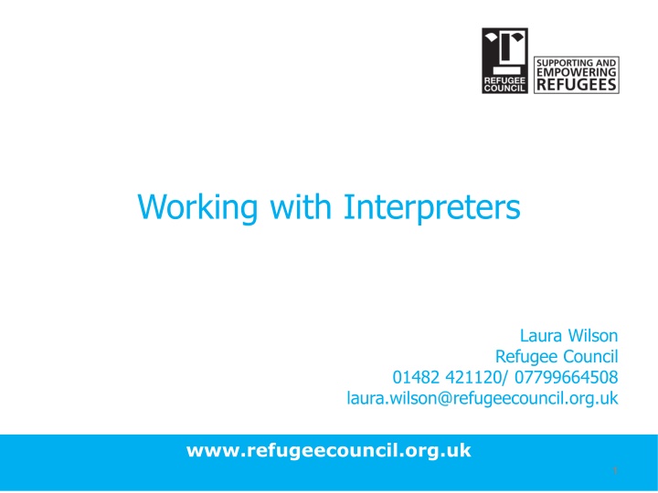 working with interpreters