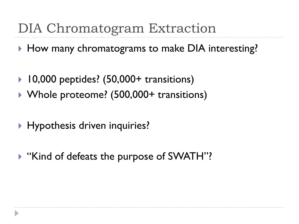 dia chromatogram extraction