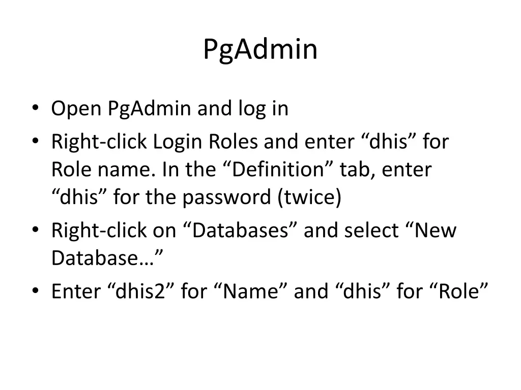 pgadmin