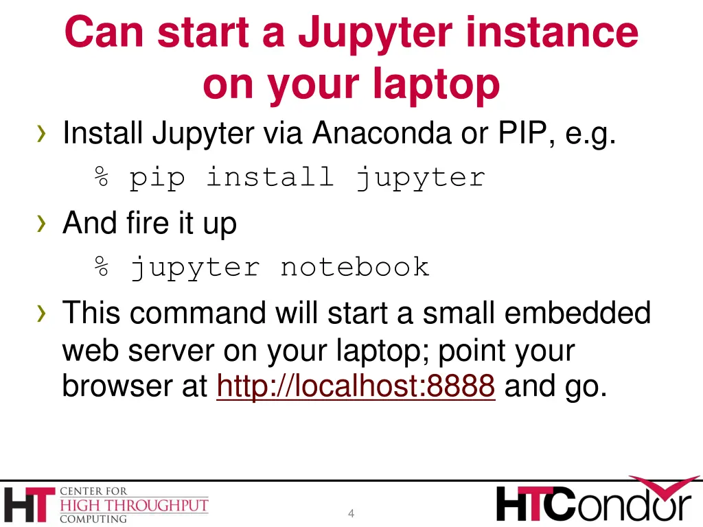 can start a jupyter instance on your laptop