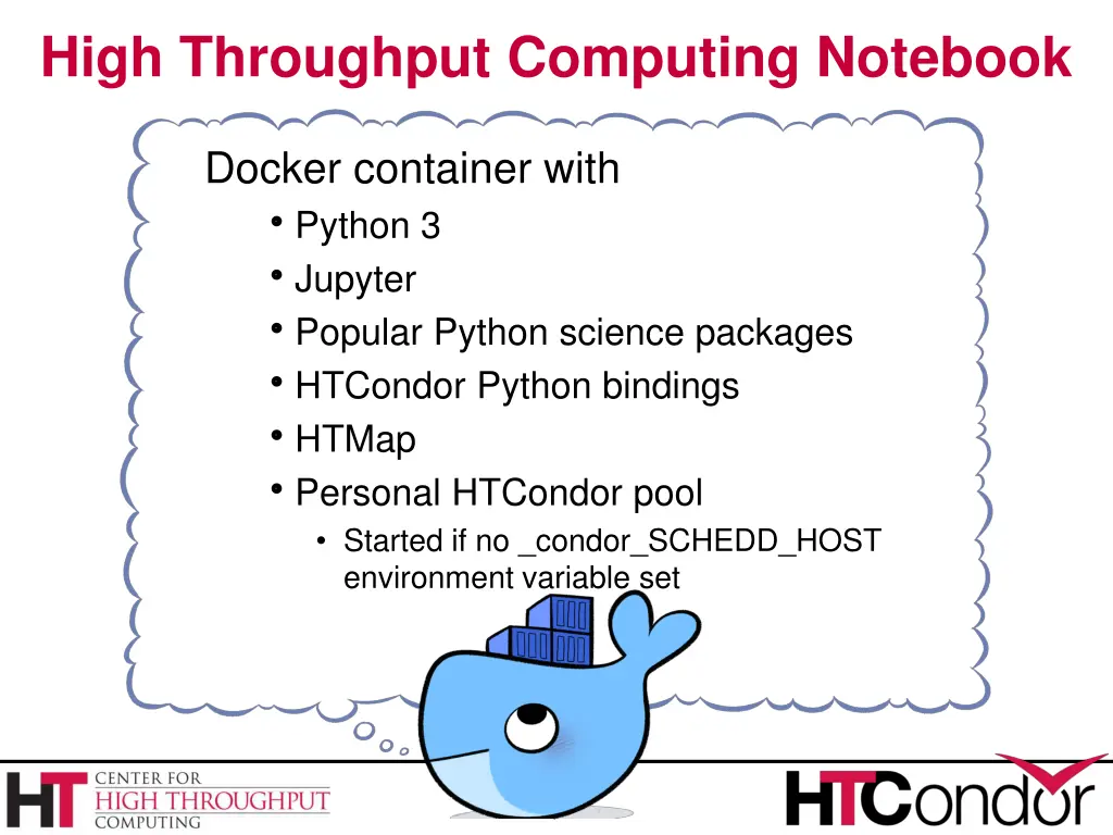 high throughput computing notebook