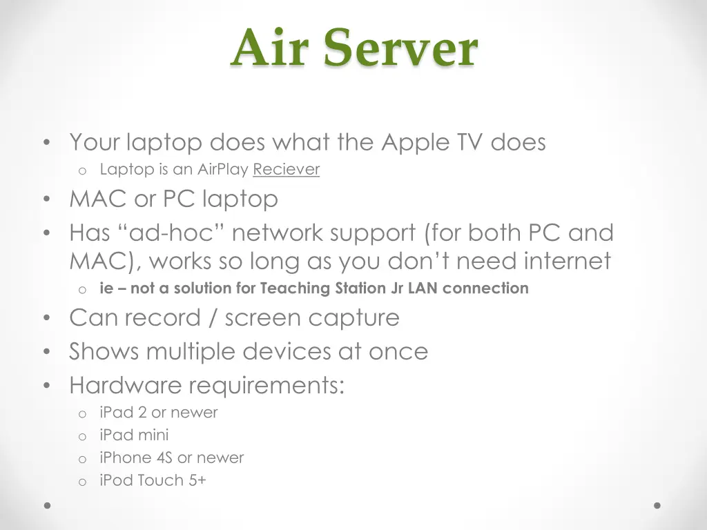 air server